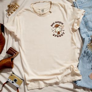 Boot Scootin' Spooky Embroidered Heavyweight Tee - Final Sale sold by Ally and Rae