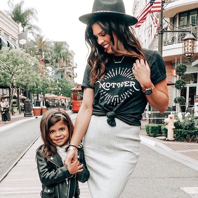 Retro Mother Graphic Tee Shirt (Wholesale) sold by Ally and Rae product image thumbnail 2