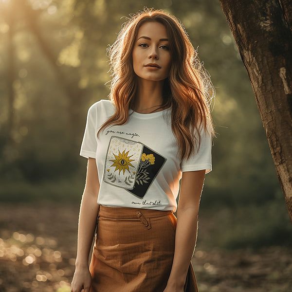 You Are Magic, Own That Shit Tarot Card Graphic Tee (Wholesale) sold by Ally and Rae product image thumbnail 2
