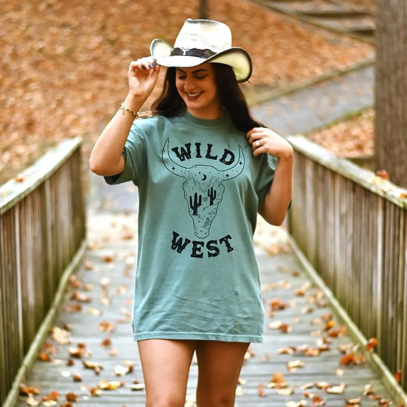 Wild West Western Tee Shirt (Wholesale) sold by Ally and Rae