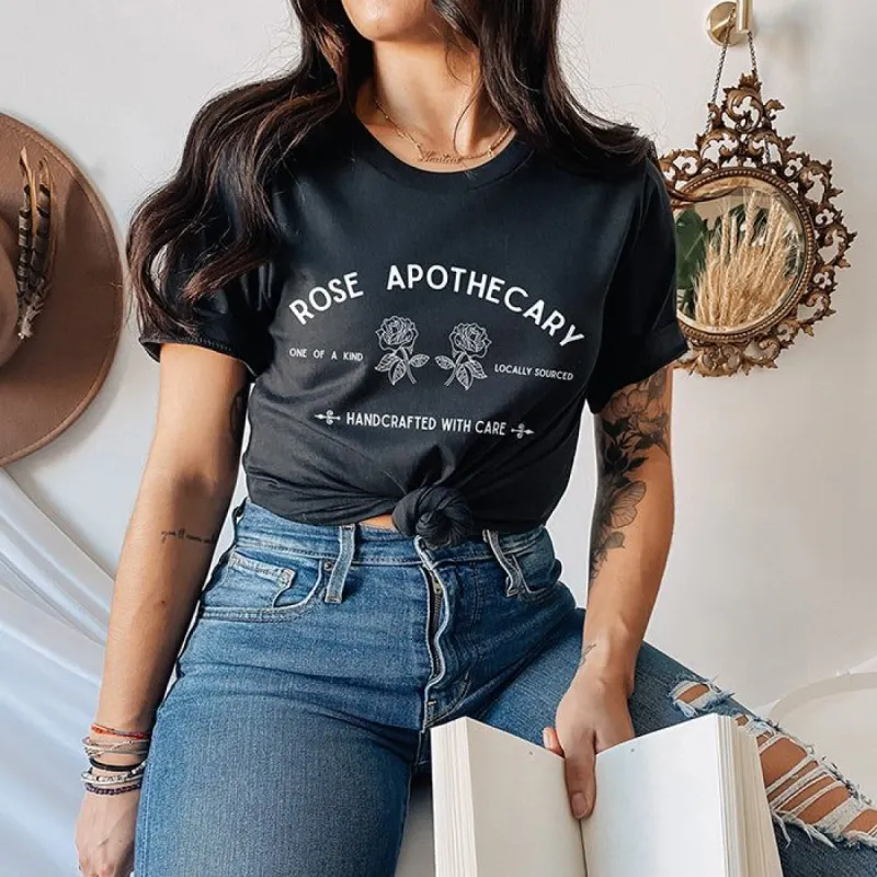 Rose Apothecary Graphic Tee Shirt (Wholesale) sold by Ally and Rae