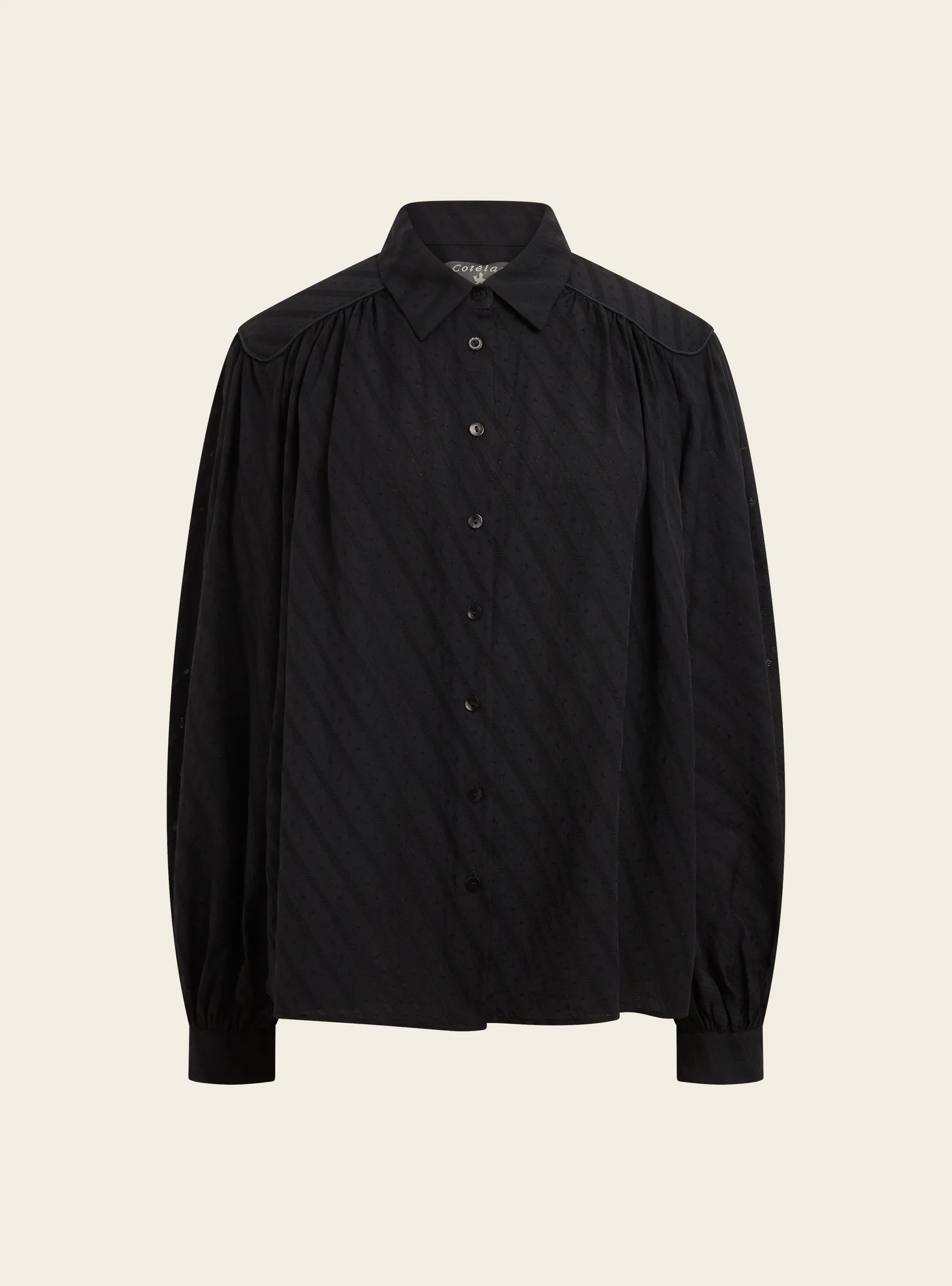 Blouse romantique en laine et soie sold by Cotelac product image thumbnail 5