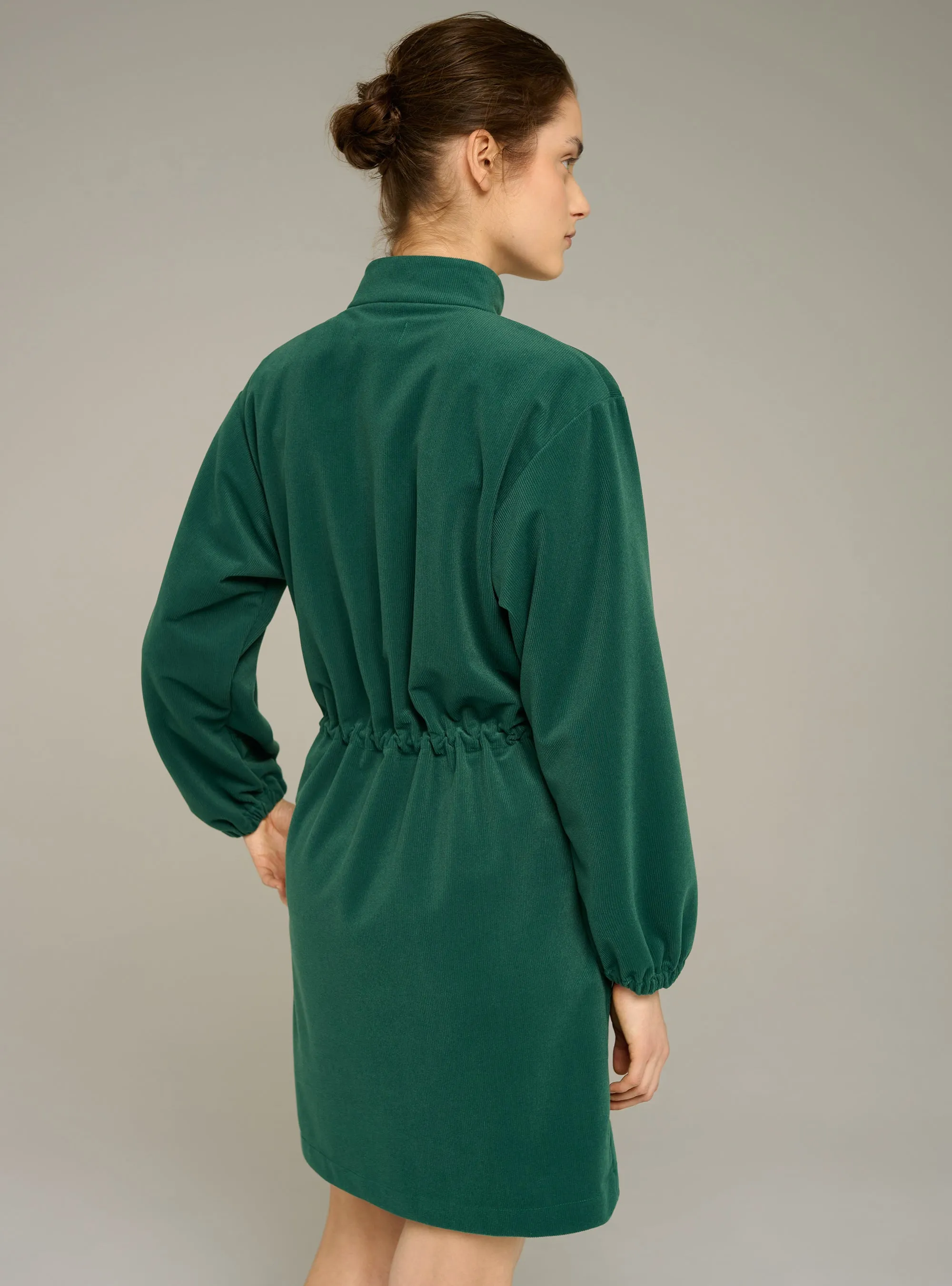 Robe courte manches longues ceinturée taille sold by Cotelac product image thumbnail 4