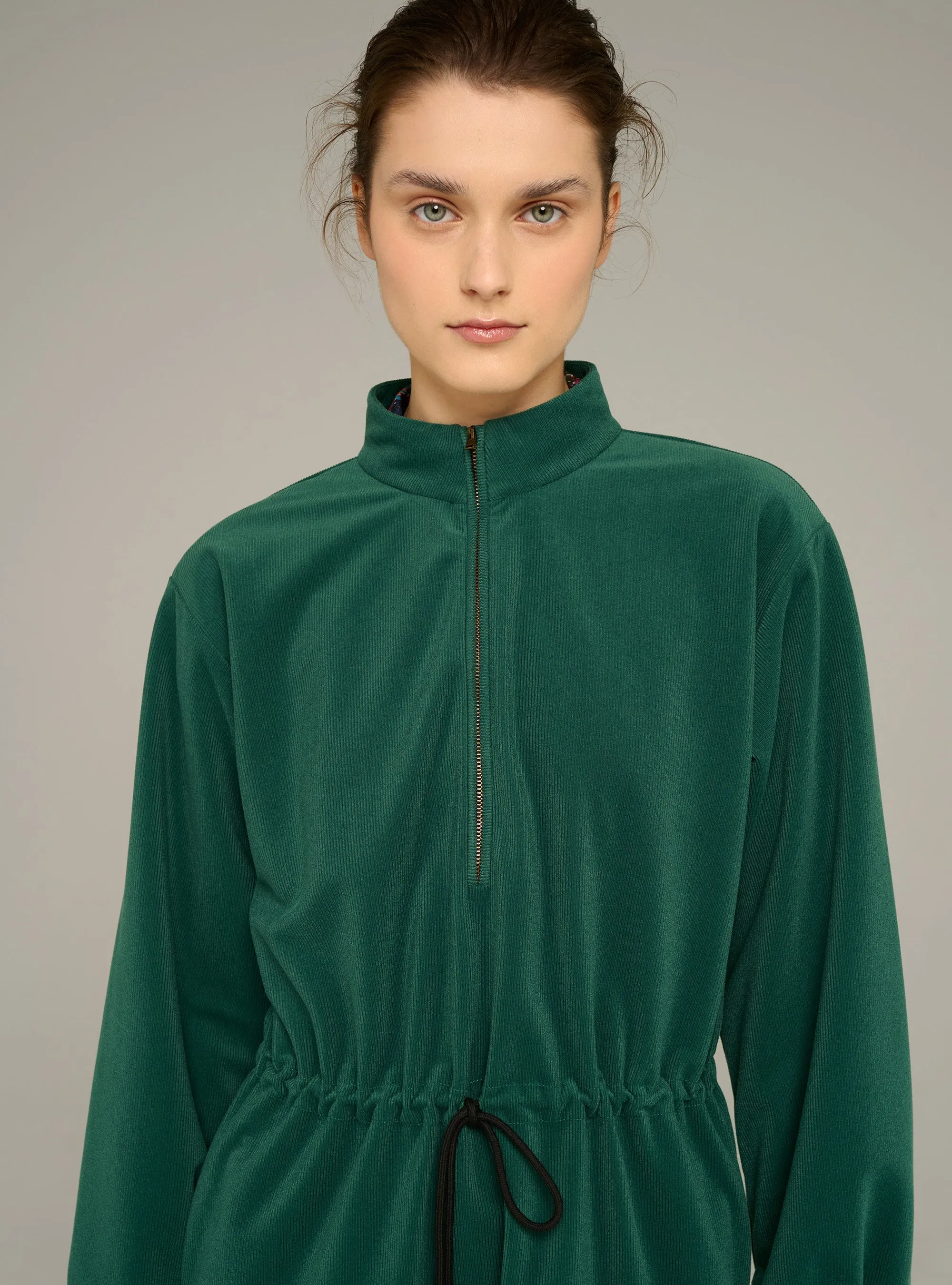Robe courte manches longues ceinturée taille sold by Cotelac product image thumbnail 3