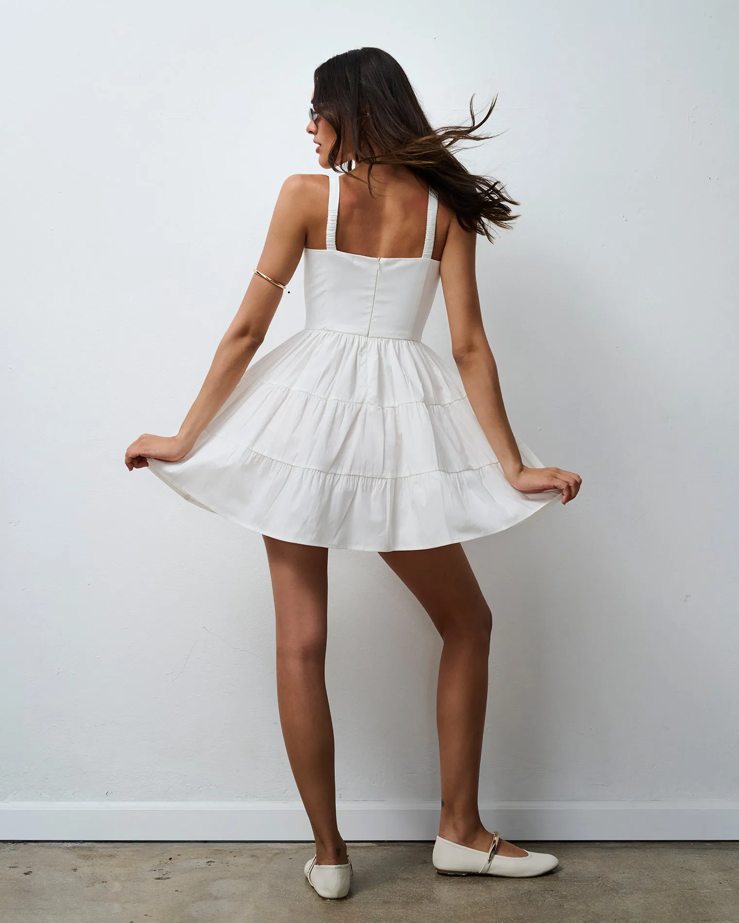 Lila Dress - White sold by Selvi product image thumbnail 2