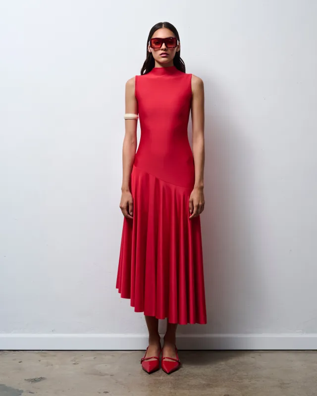 Dylan Dress - Cherry Red sold by Selvi