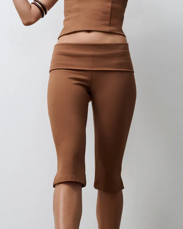 Lex Capri Pants - Camel made by Selvi