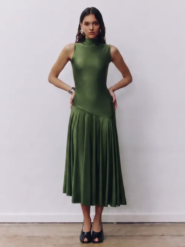 Dylan Dress - Olive made by Selvi