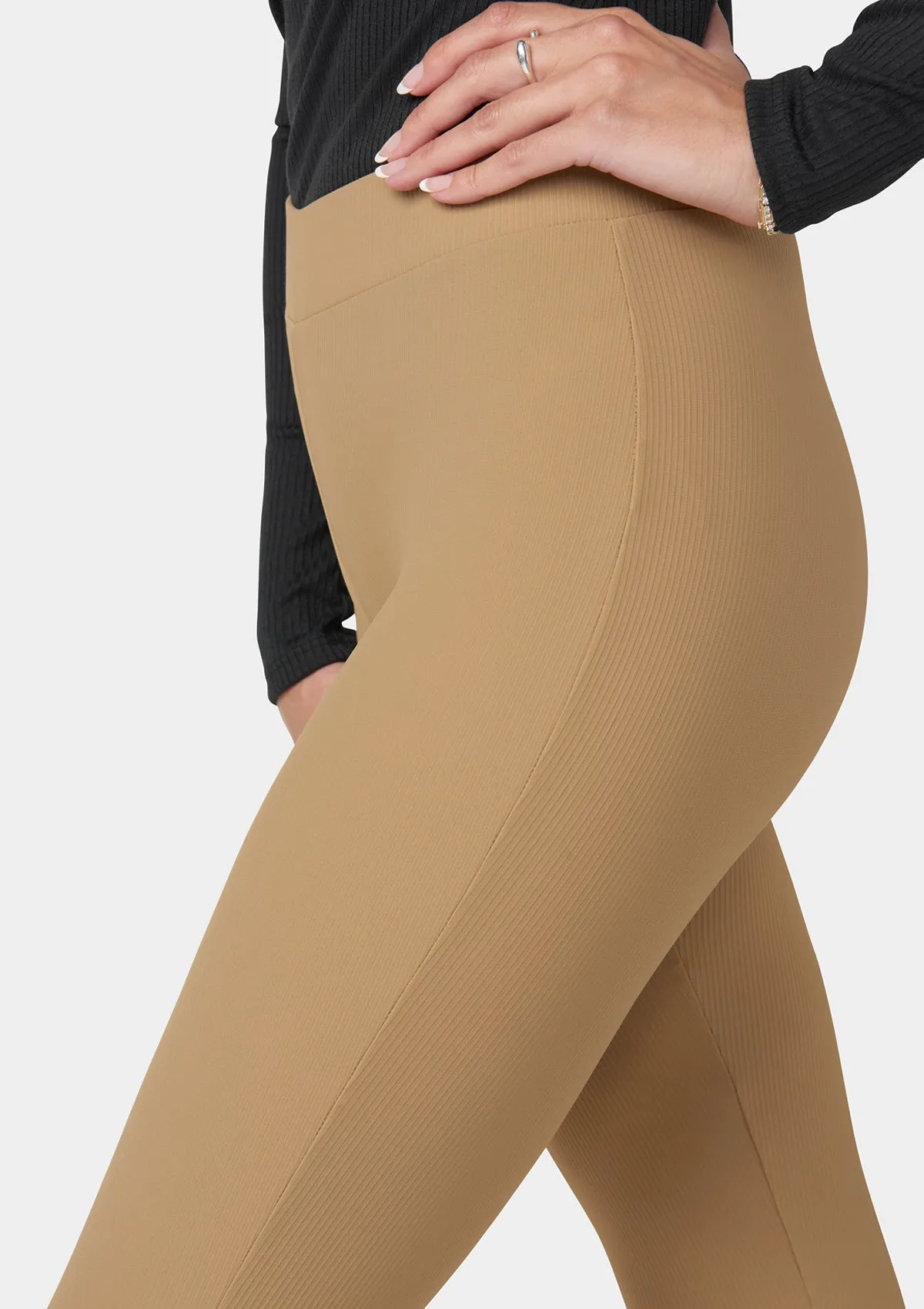 Tall Bronx Ribbed Leggings sold by Alloy Apparel product image thumbnail 4
