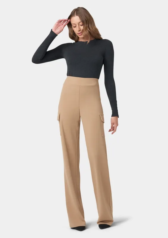 Tall Albany Straight Leg Cargo Pants sold by Alloy Apparel