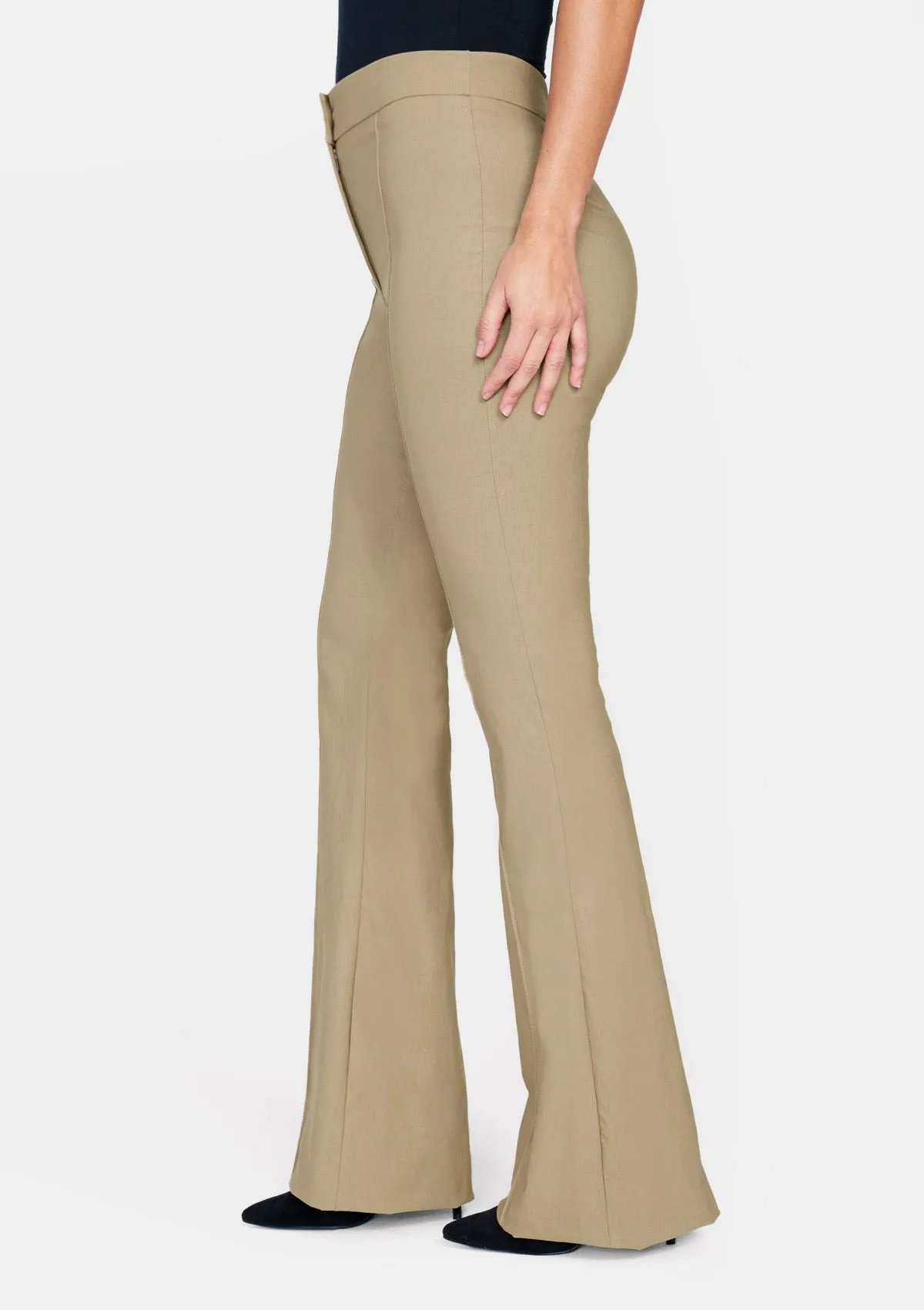 Tall High Waist Flare Dress Pants sold by Alloy Apparel product image thumbnail 3