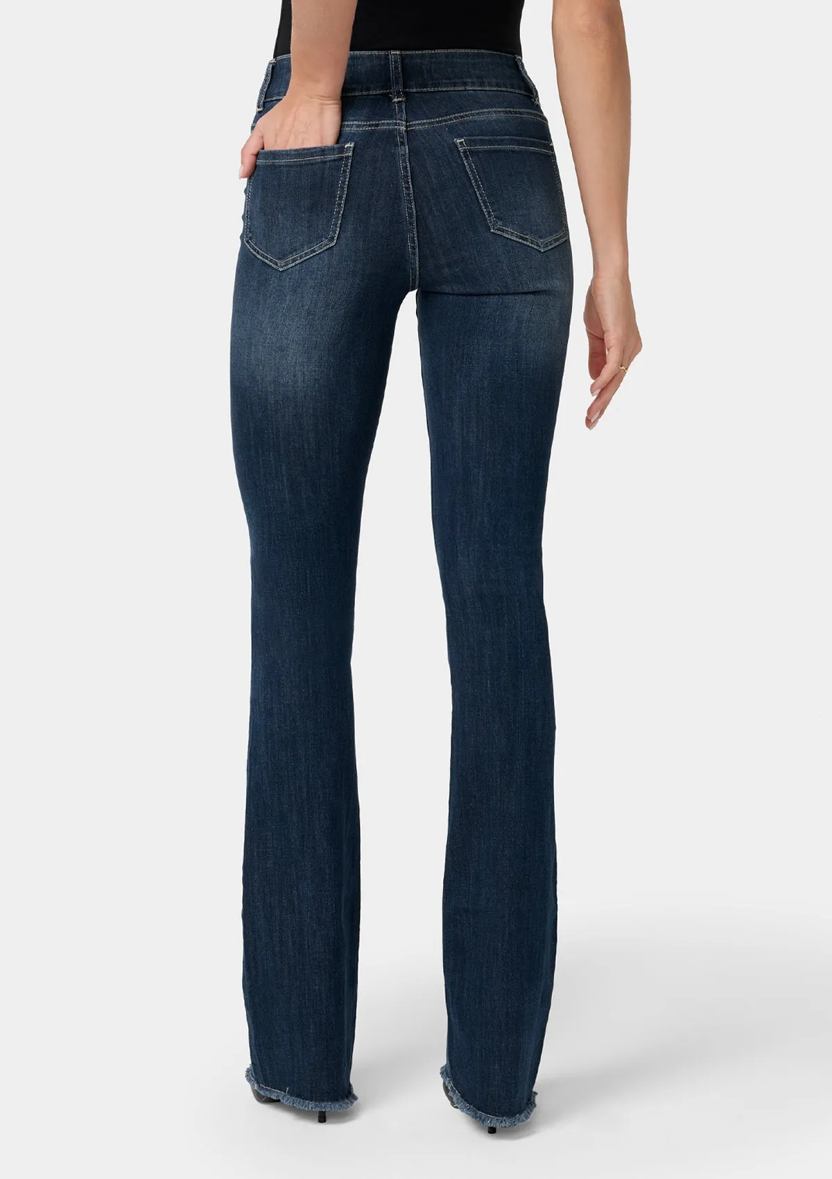 Tall Kellie Mid Rise Bootcut Jeans sold by Alloy Apparel product image thumbnail 4