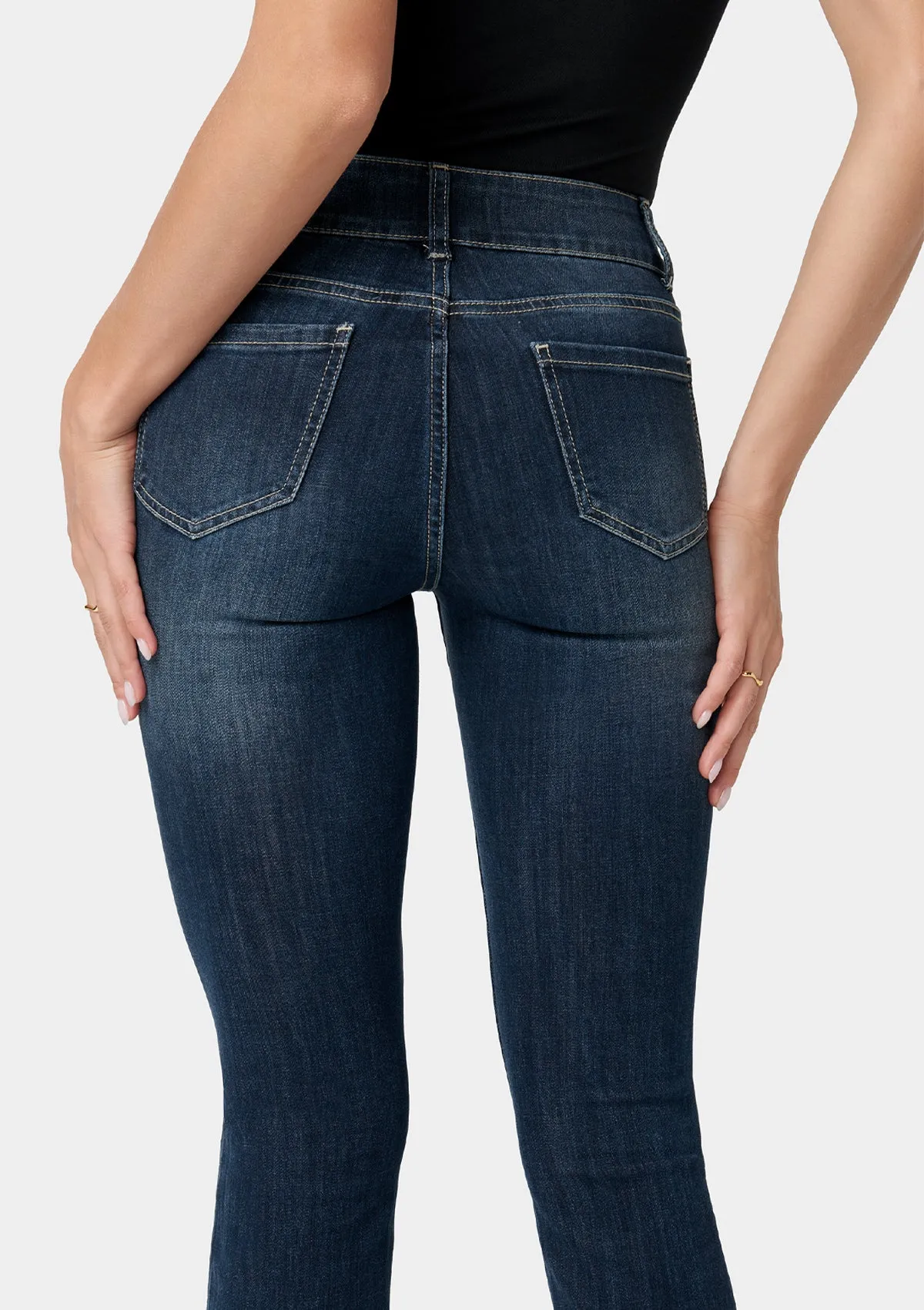 Tall Kellie Mid Rise Bootcut Jeans sold by Alloy Apparel product image thumbnail 5