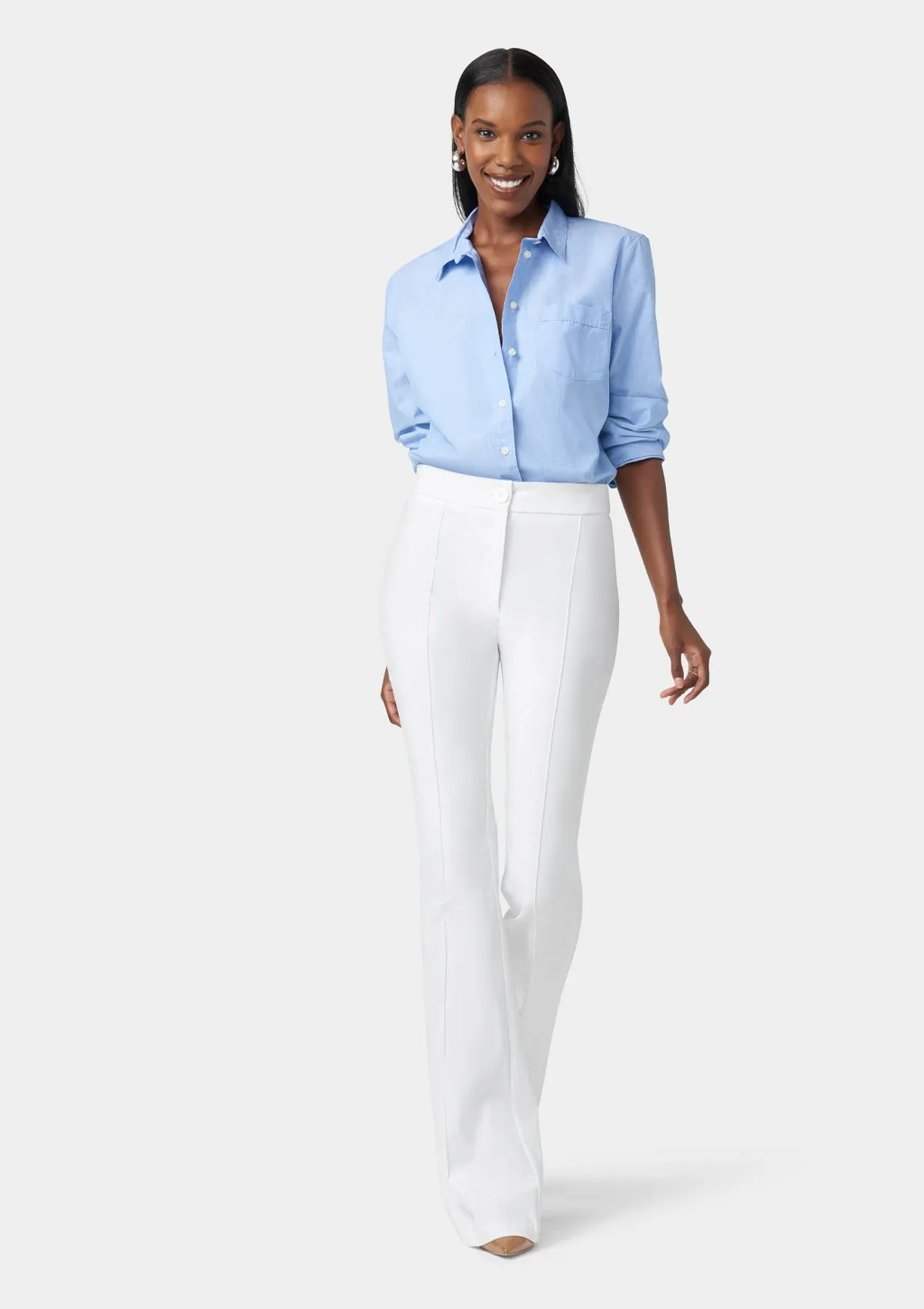 Tall High Waist Flare Dress Pants sold by Alloy Apparel