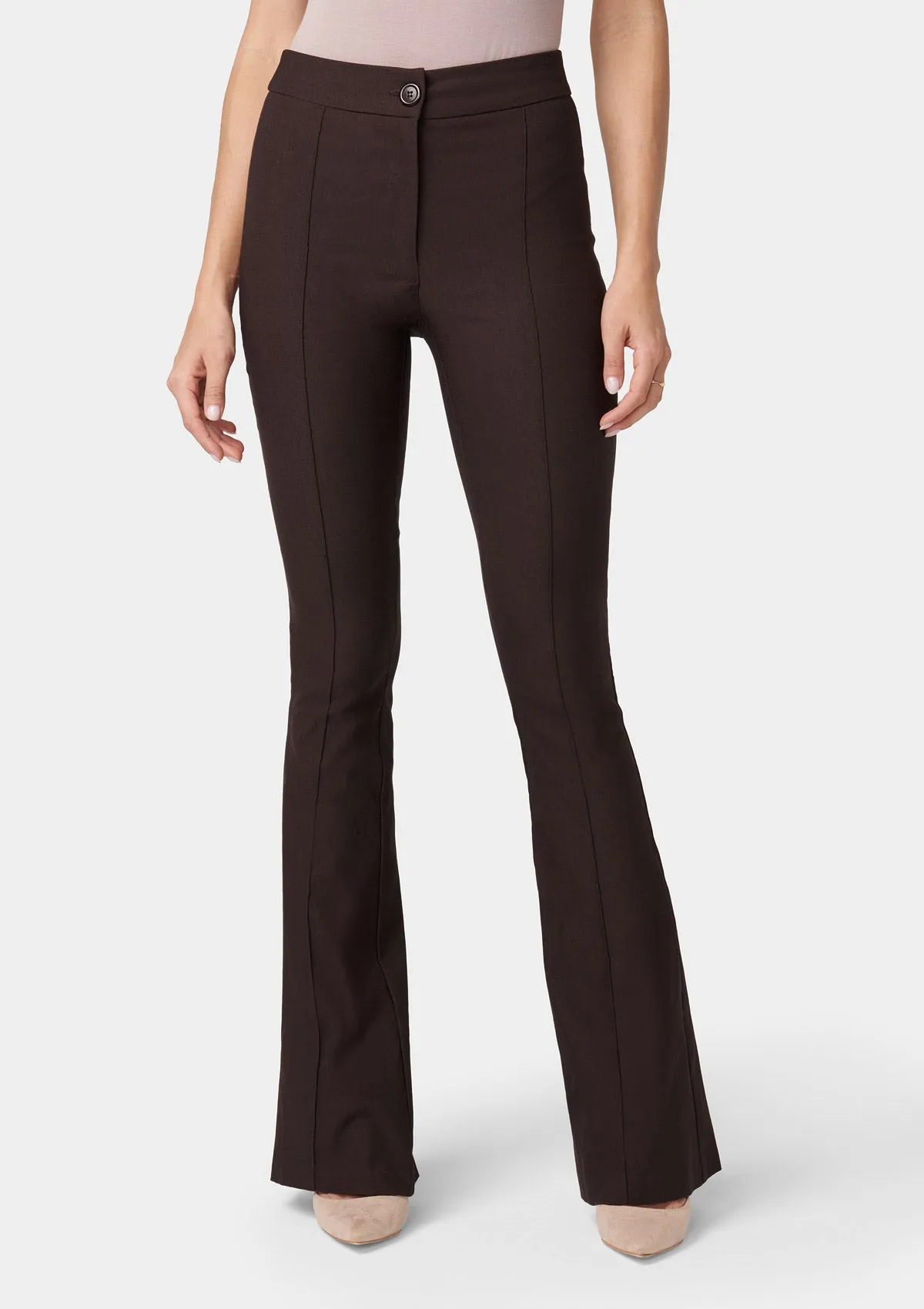 Tall High Waist Flare Dress Pants sold by Alloy Apparel product image thumbnail 2