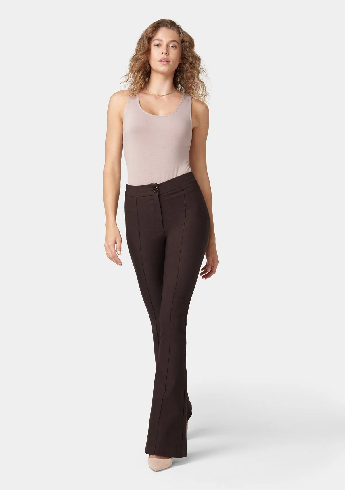 Tall High Waist Flare Dress Pants sold by Alloy Apparel