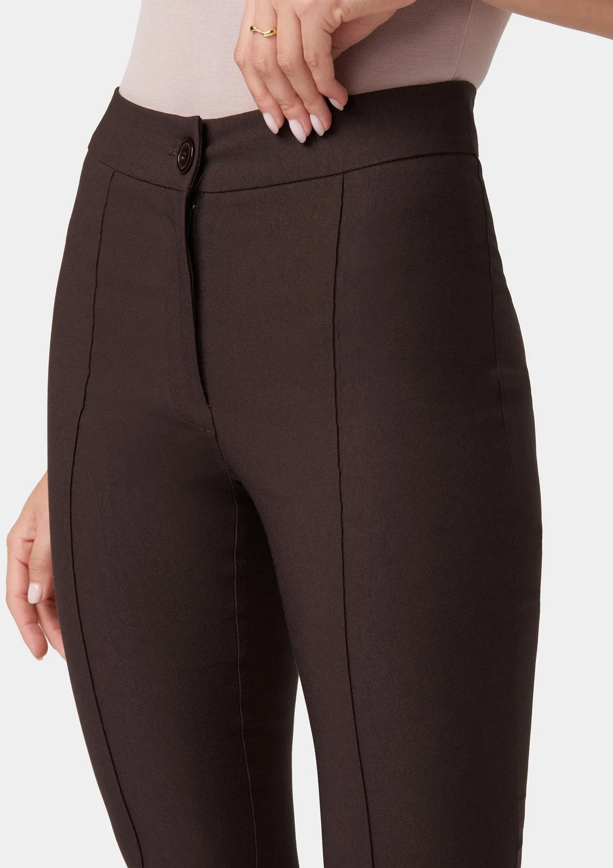 Tall High Waist Flare Dress Pants sold by Alloy Apparel product image thumbnail 4