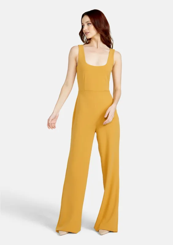 Tall Lianna Twist Back Jumpsuit sold by Alloy Apparel