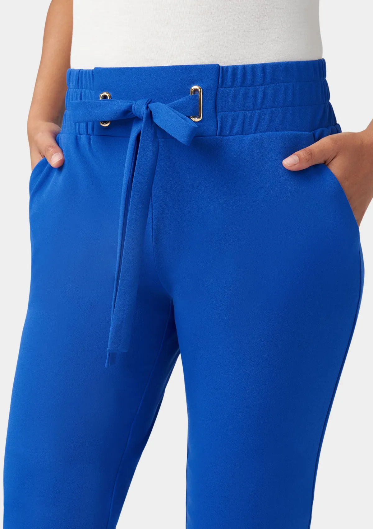 Tall Tianna Tie Waist Crepe Joggers sold by Alloy Apparel product image thumbnail 4