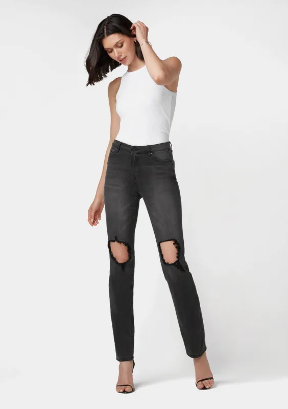 Tall Chloe High Rise Straight Leg Jeans sold by Alloy Apparel