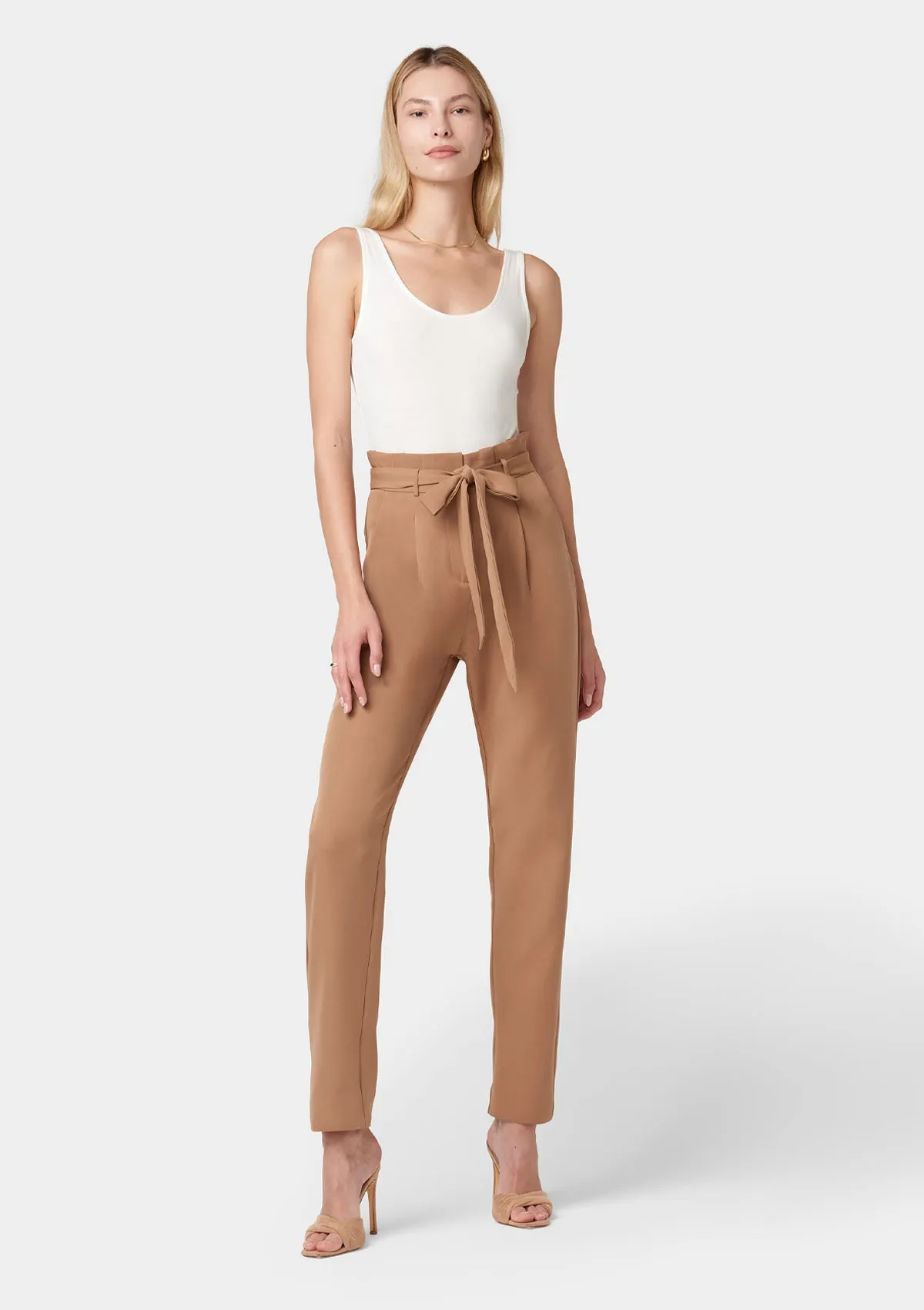 Tall Lily Tie Waist Skinny Pants sold by Alloy Apparel