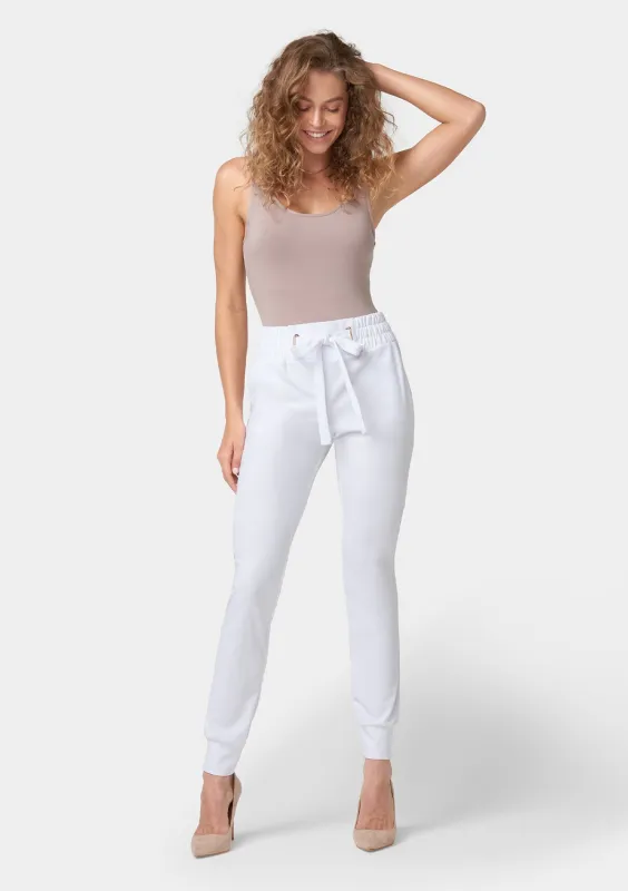 Tall Tianna Tie Waist Crepe Joggers sold by Alloy Apparel