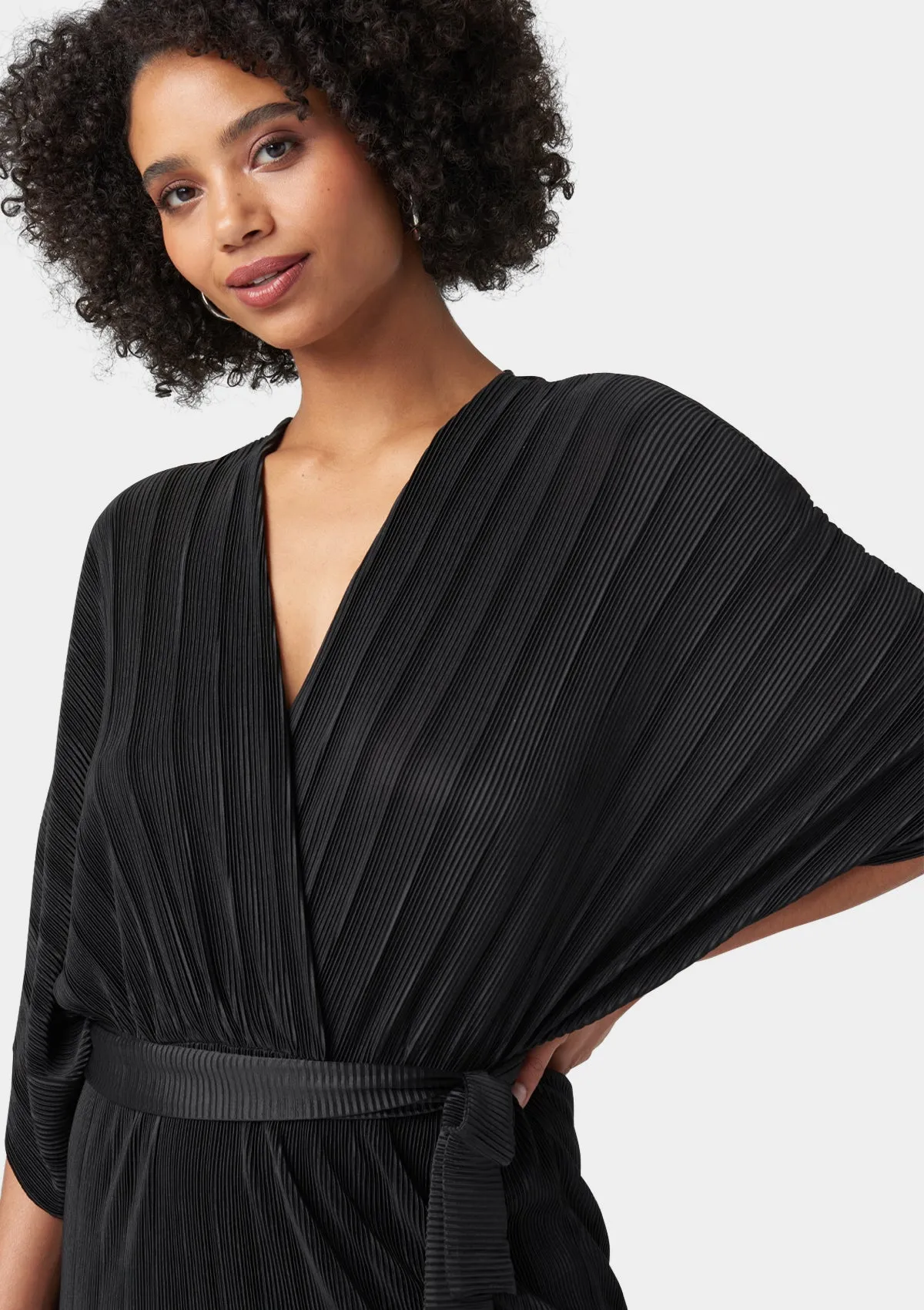 Tall Valerie Pleated Midi Dress sold by Alloy Apparel product image thumbnail 4