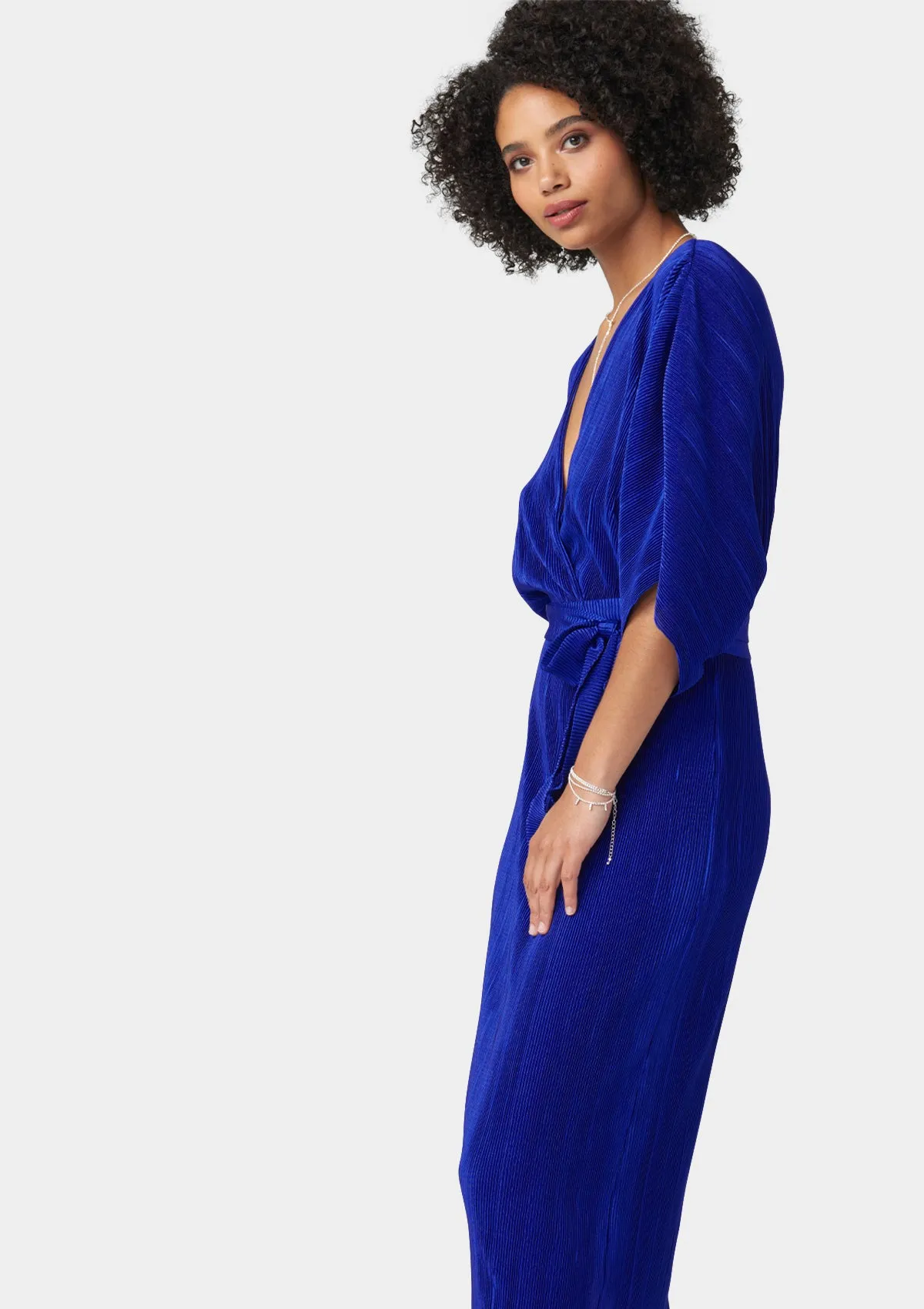 Tall Valerie Pleated Midi Dress sold by Alloy Apparel product image thumbnail 2