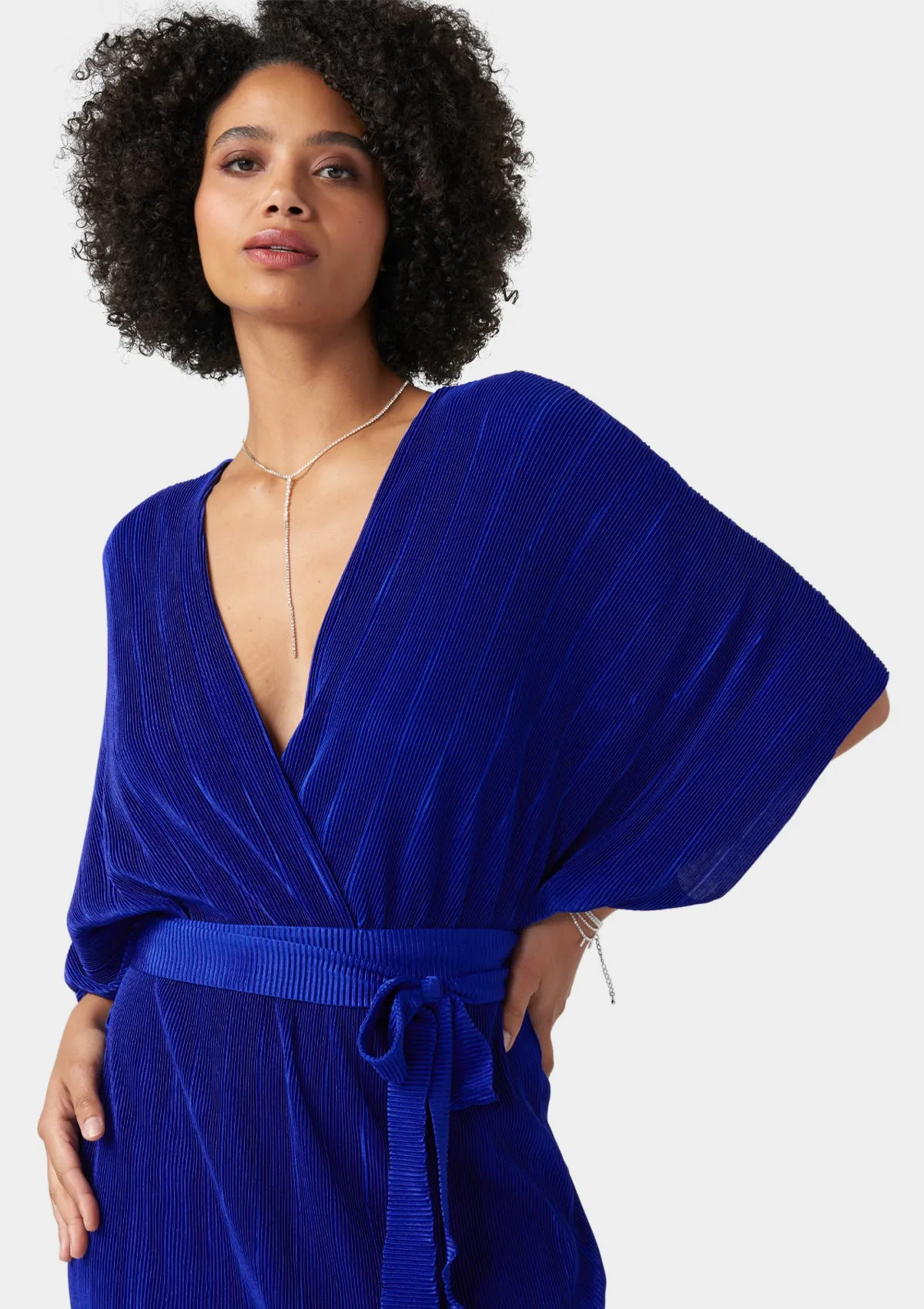 Tall Valerie Pleated Midi Dress sold by Alloy Apparel product image thumbnail 4