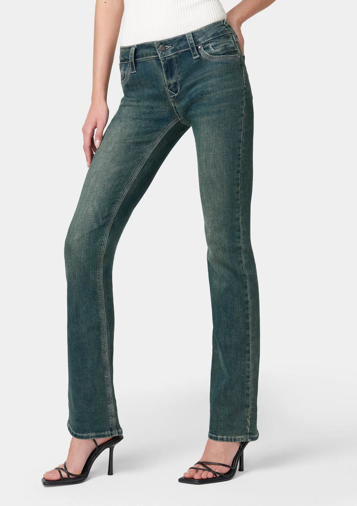 Tall Avery Lightweight Bootcut Jeans sold by Alloy Apparel product image thumbnail 3