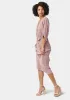 Tall Valerie Pleated Midi Dress sold by Alloy Apparel