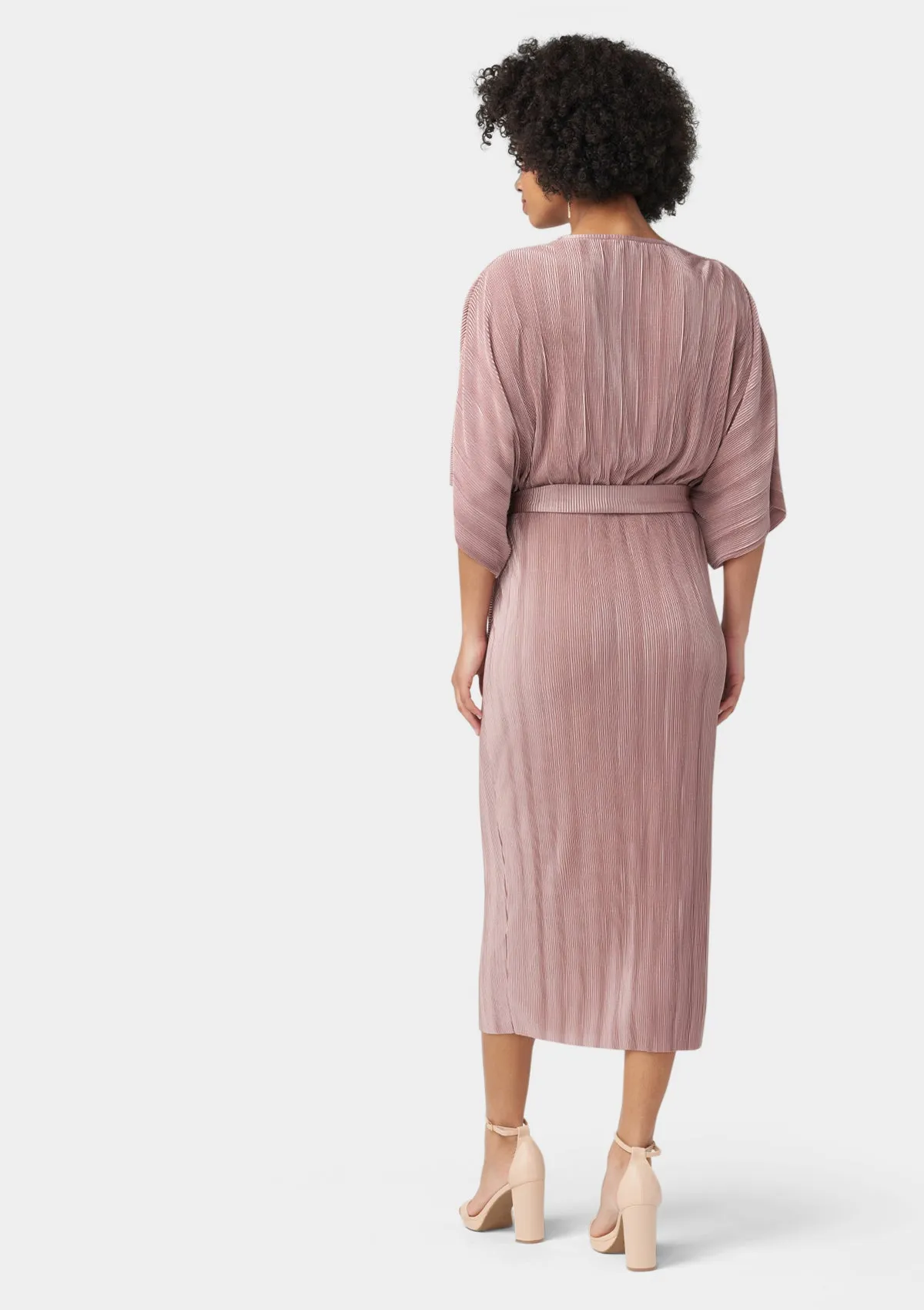Tall Valerie Pleated Midi Dress sold by Alloy Apparel product image thumbnail 3