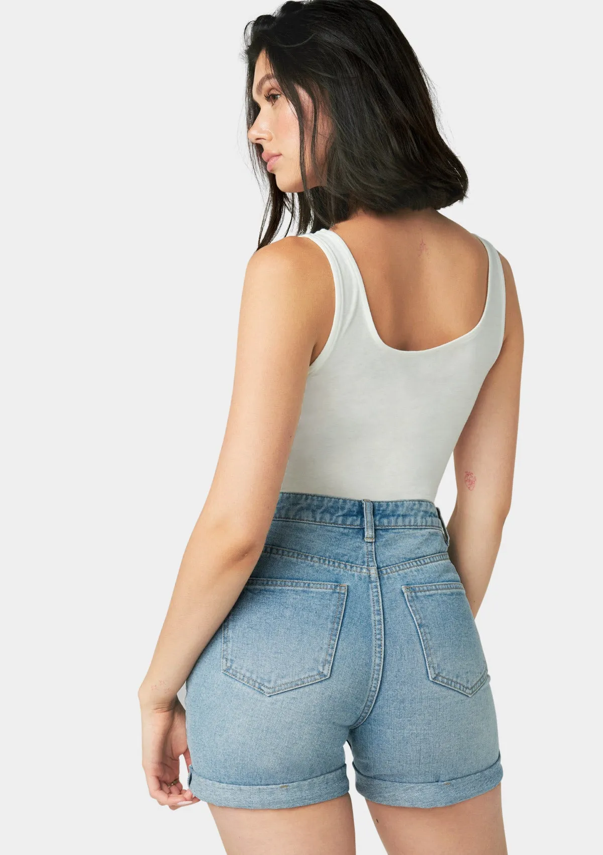 Tall Sadie Denim Shorts sold by Alloy Apparel product image thumbnail 3