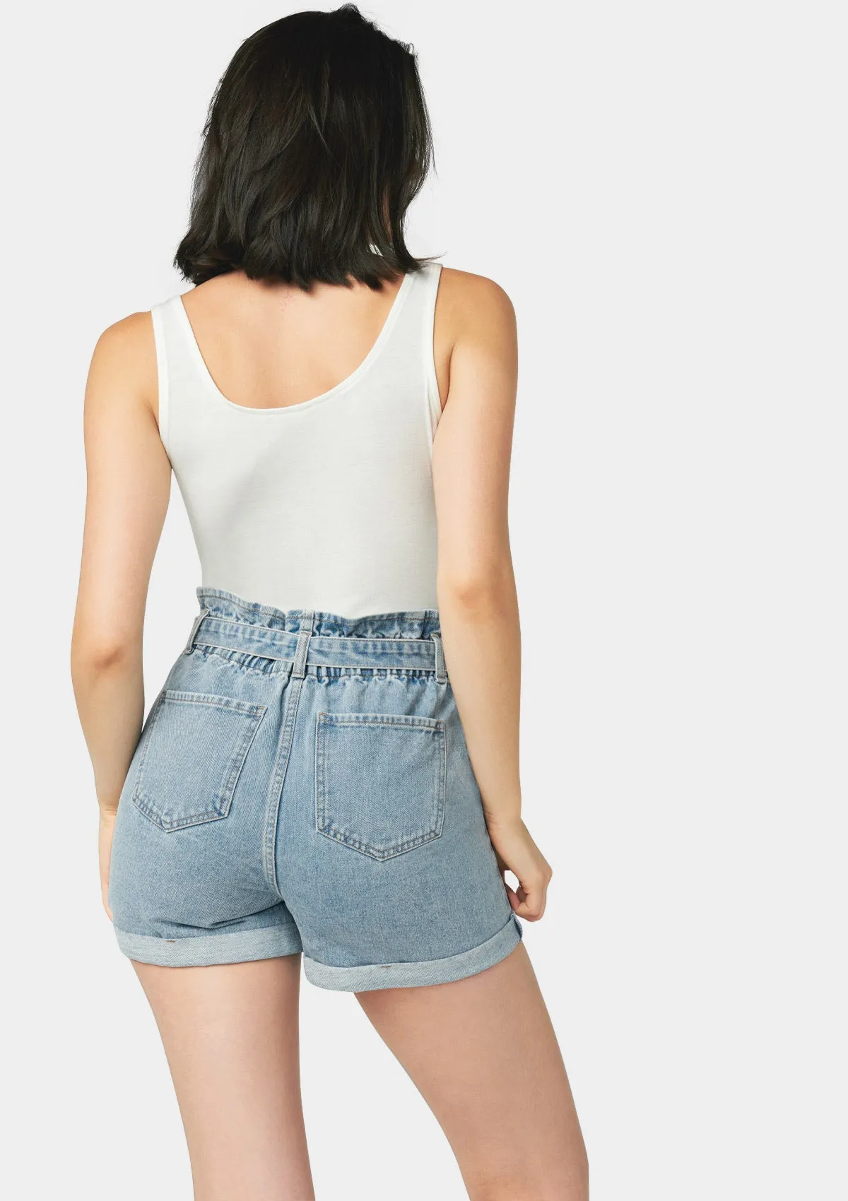 Tall Cynthia Denim Shorts sold by Alloy Apparel product image thumbnail 3