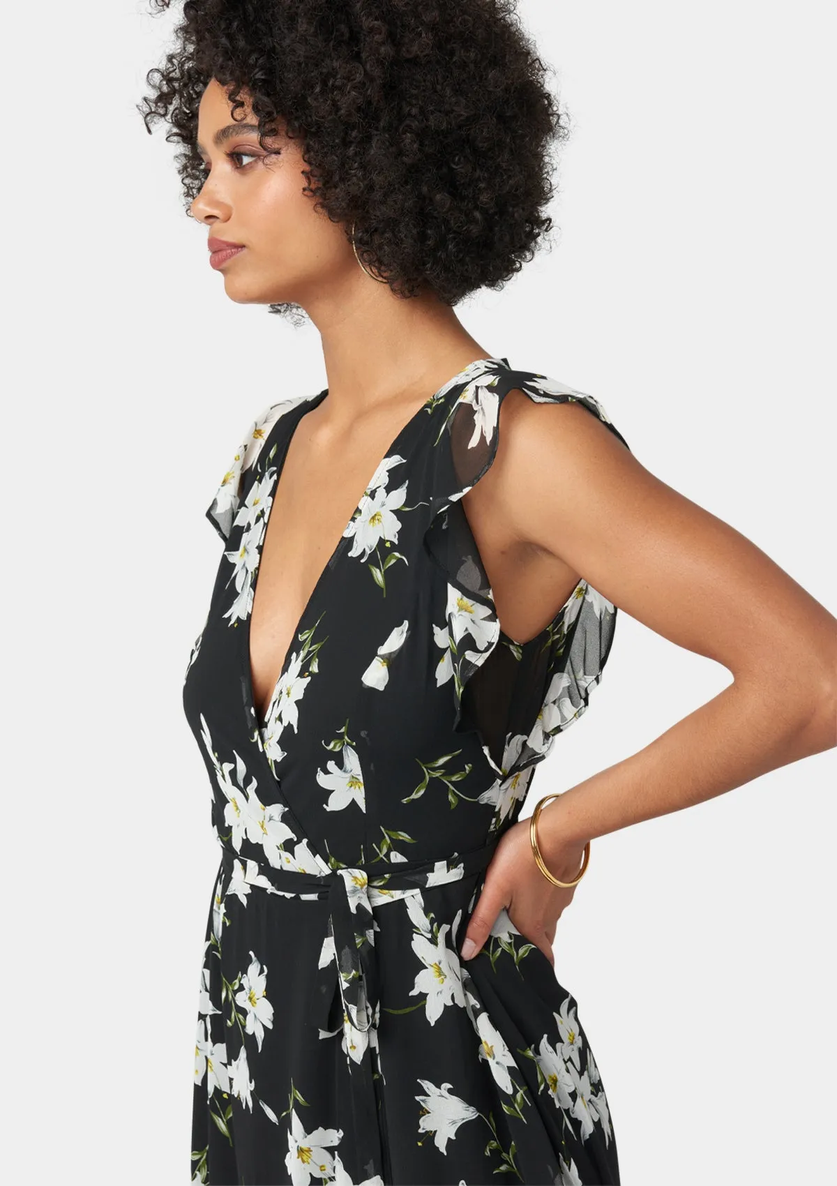 Tall Bella Floral Maxi Dress sold by Alloy Apparel product image thumbnail 4