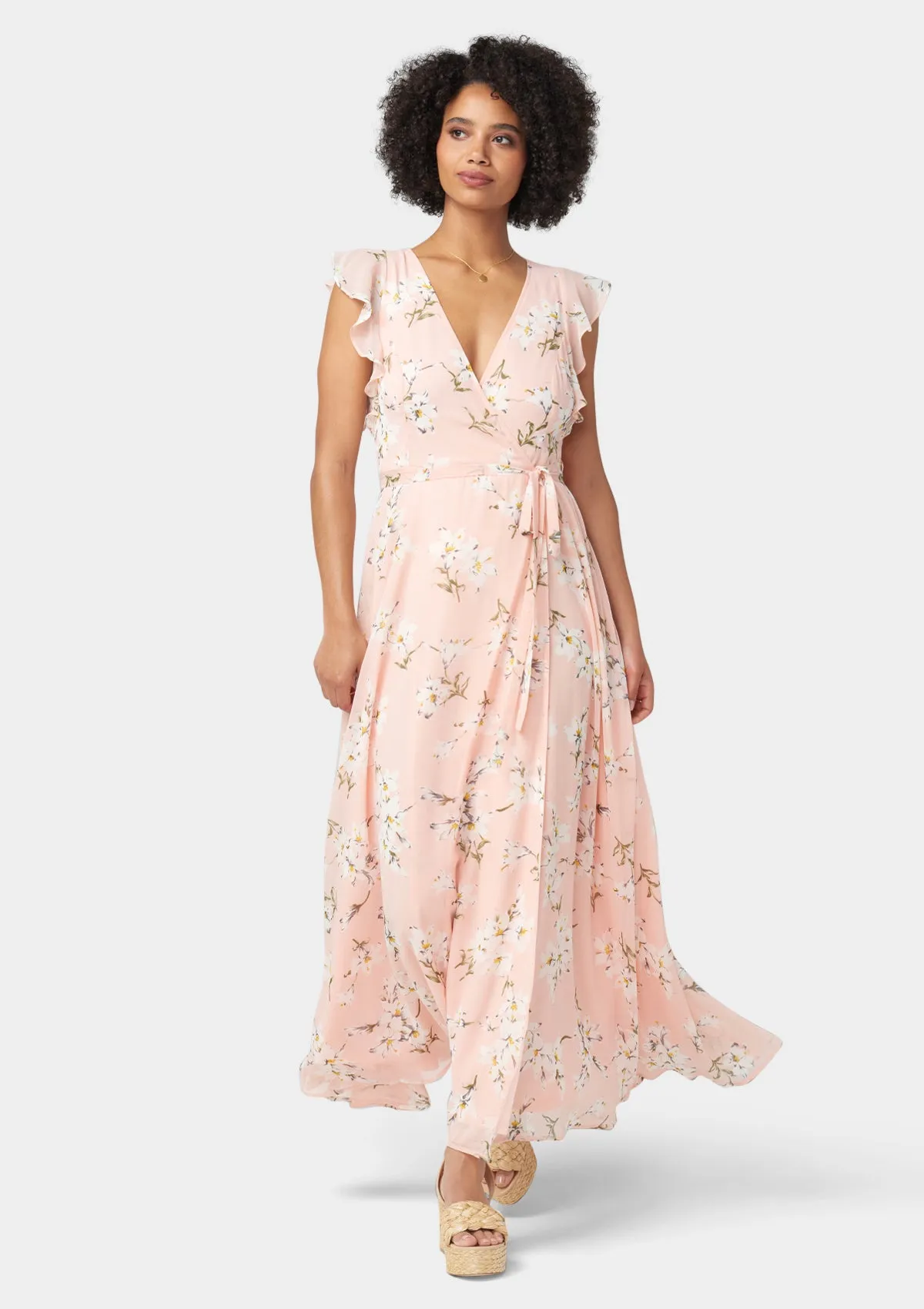 Tall Bella Floral Maxi Dress sold by Alloy Apparel