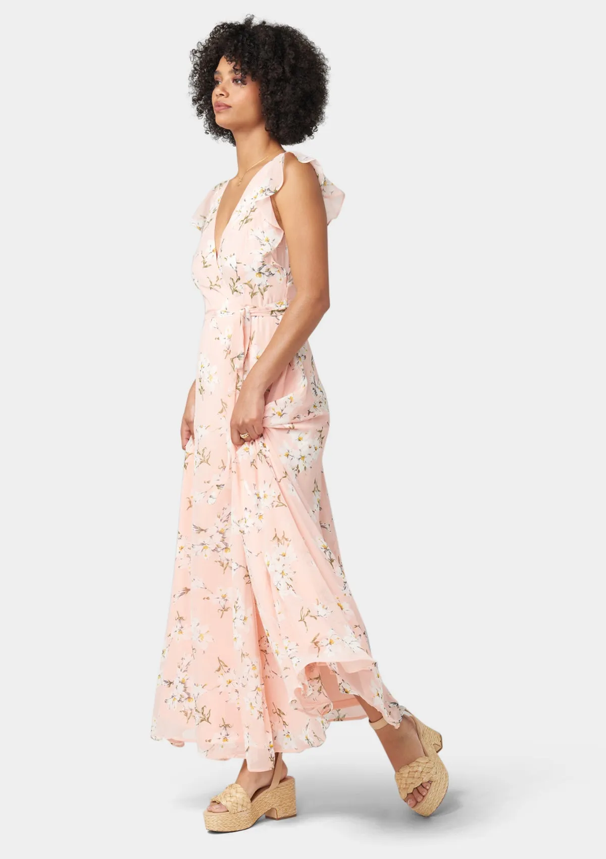 Tall Bella Floral Maxi Dress sold by Alloy Apparel product image thumbnail 2