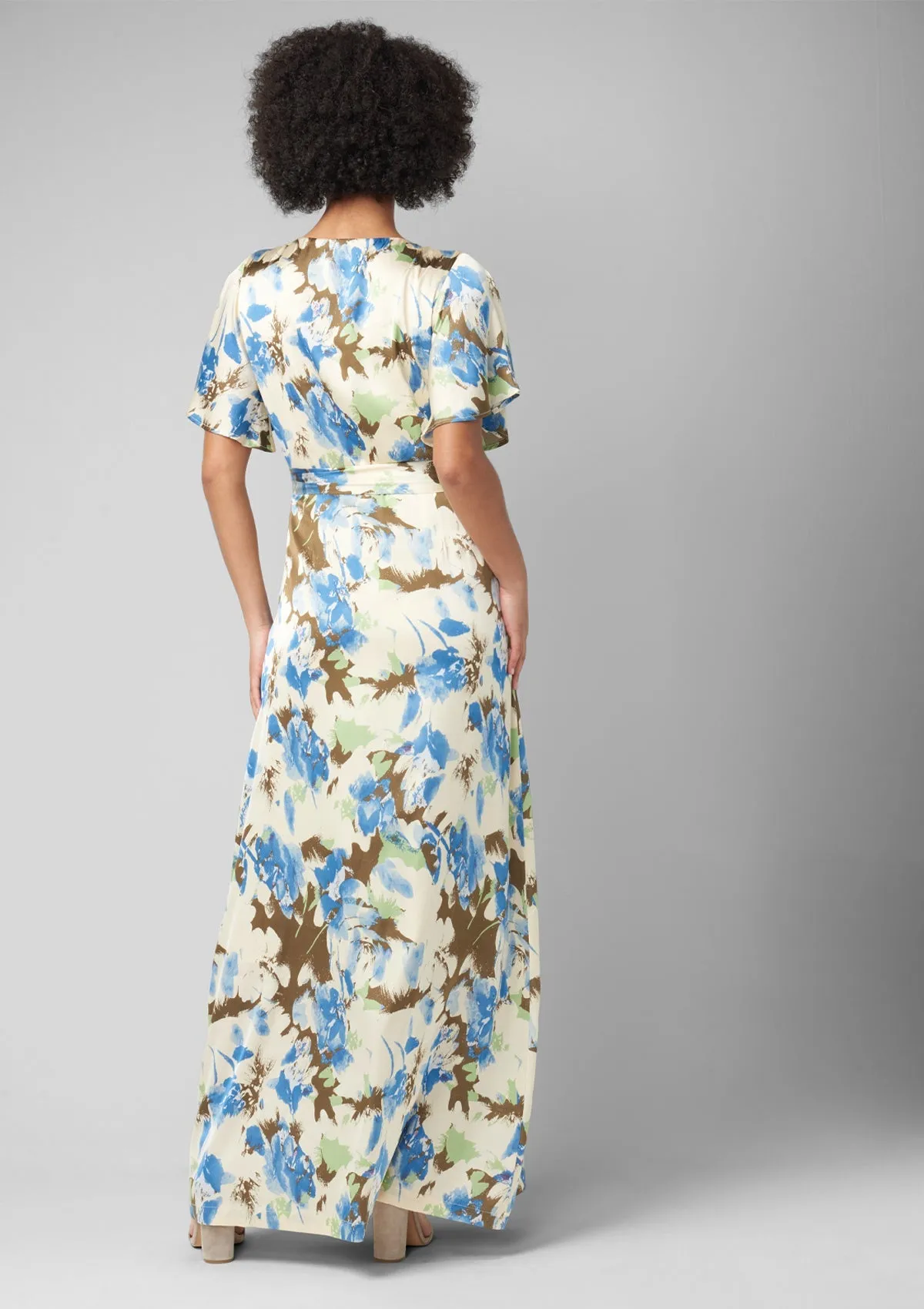 Tall Vera Silky Floral Maxi Dress sold by Alloy Apparel product image thumbnail 3