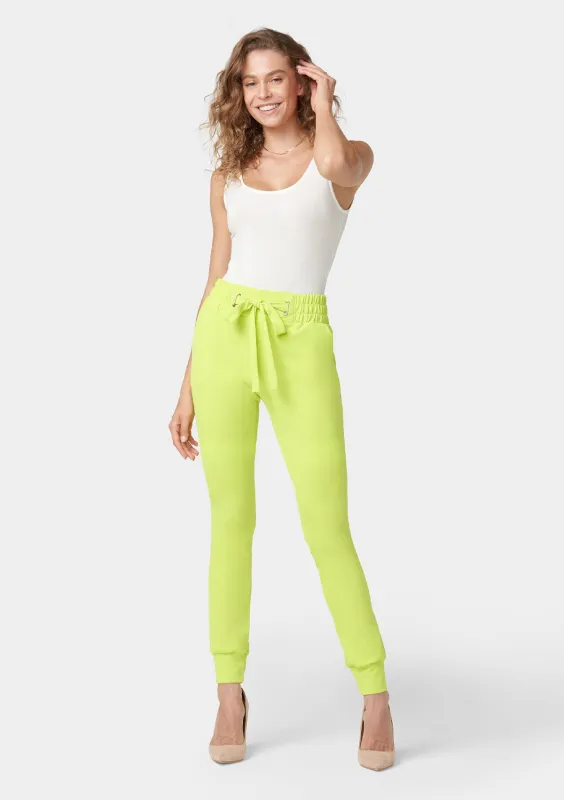 Tall Tianna Tie Waist Crepe Joggers sold by Alloy Apparel