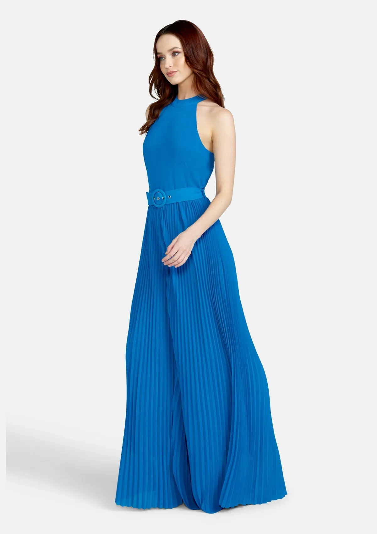 Tall Zandaya Pleated Wide Leg Jumpsuit sold by Alloy Apparel product image thumbnail 2