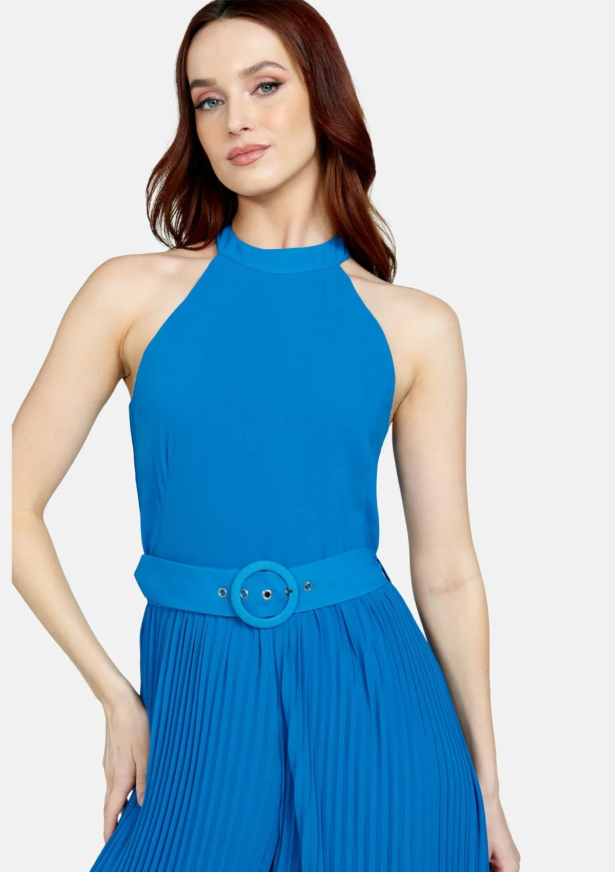 Tall Zandaya Pleated Wide Leg Jumpsuit sold by Alloy Apparel product image thumbnail 4