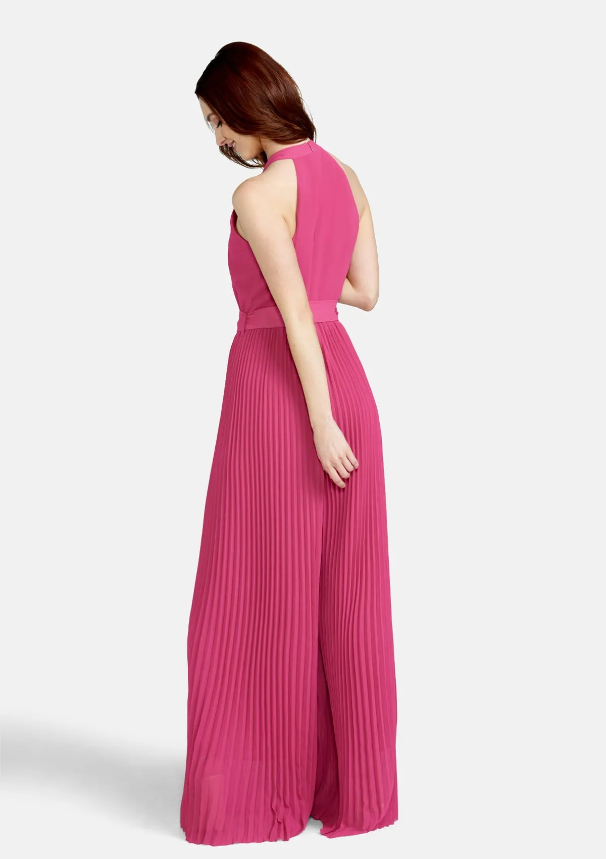 Tall Zandaya Pleated Wide Leg Jumpsuit sold by Alloy Apparel product image thumbnail 3