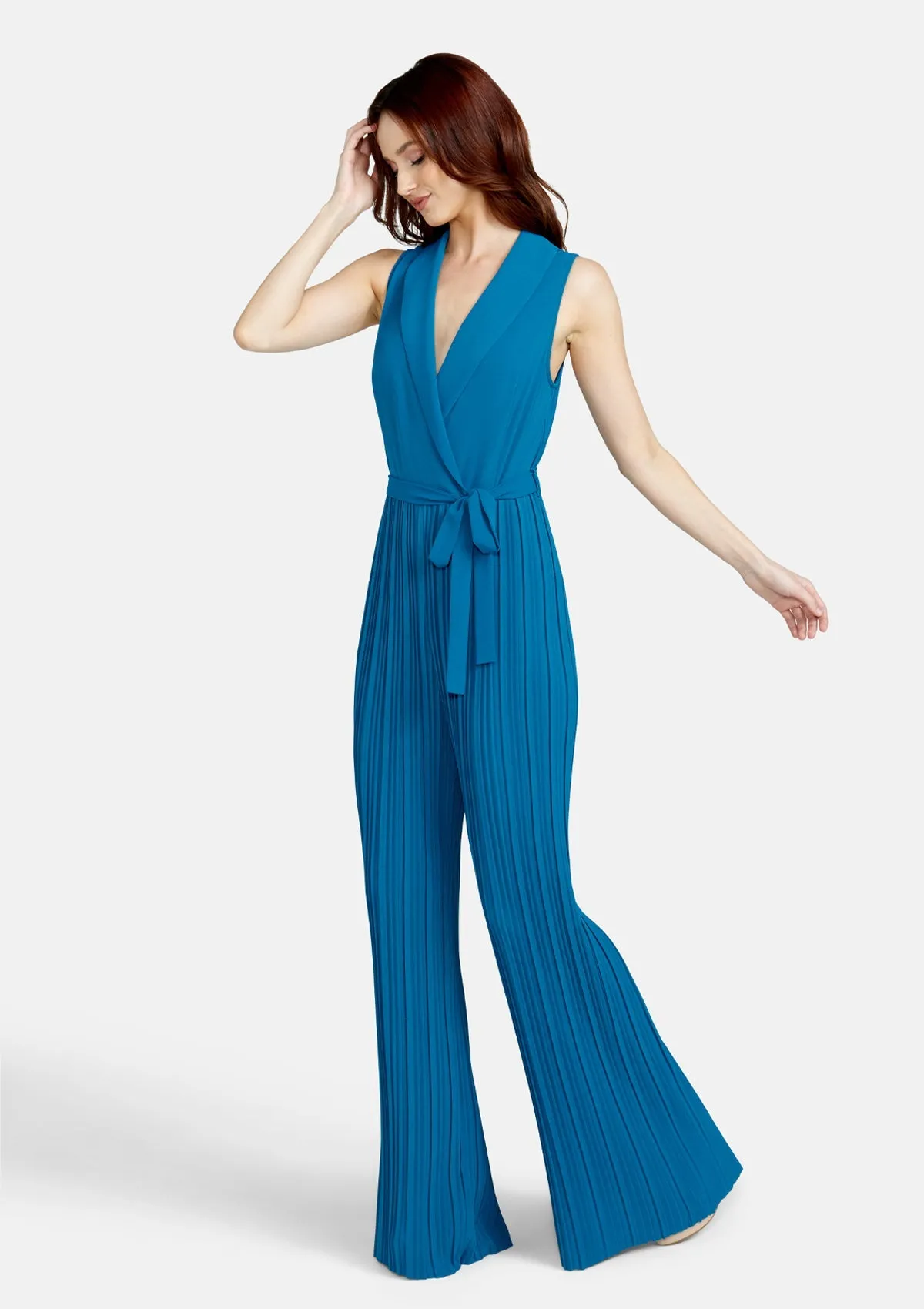 Tall Ashley Pleated Jumpsuit sold by Alloy Apparel product image thumbnail 2