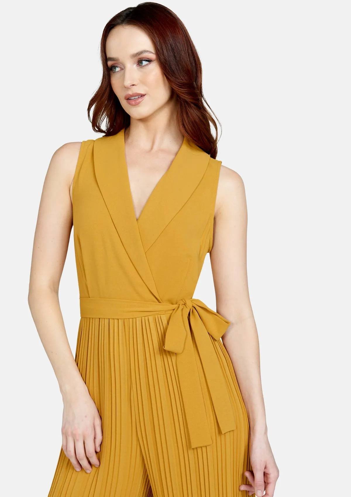 Tall Ashley Pleated Jumpsuit sold by Alloy Apparel product image thumbnail 4