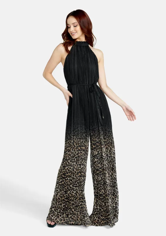 Tall Desiree Pleated Jumpsuit sold by Alloy Apparel