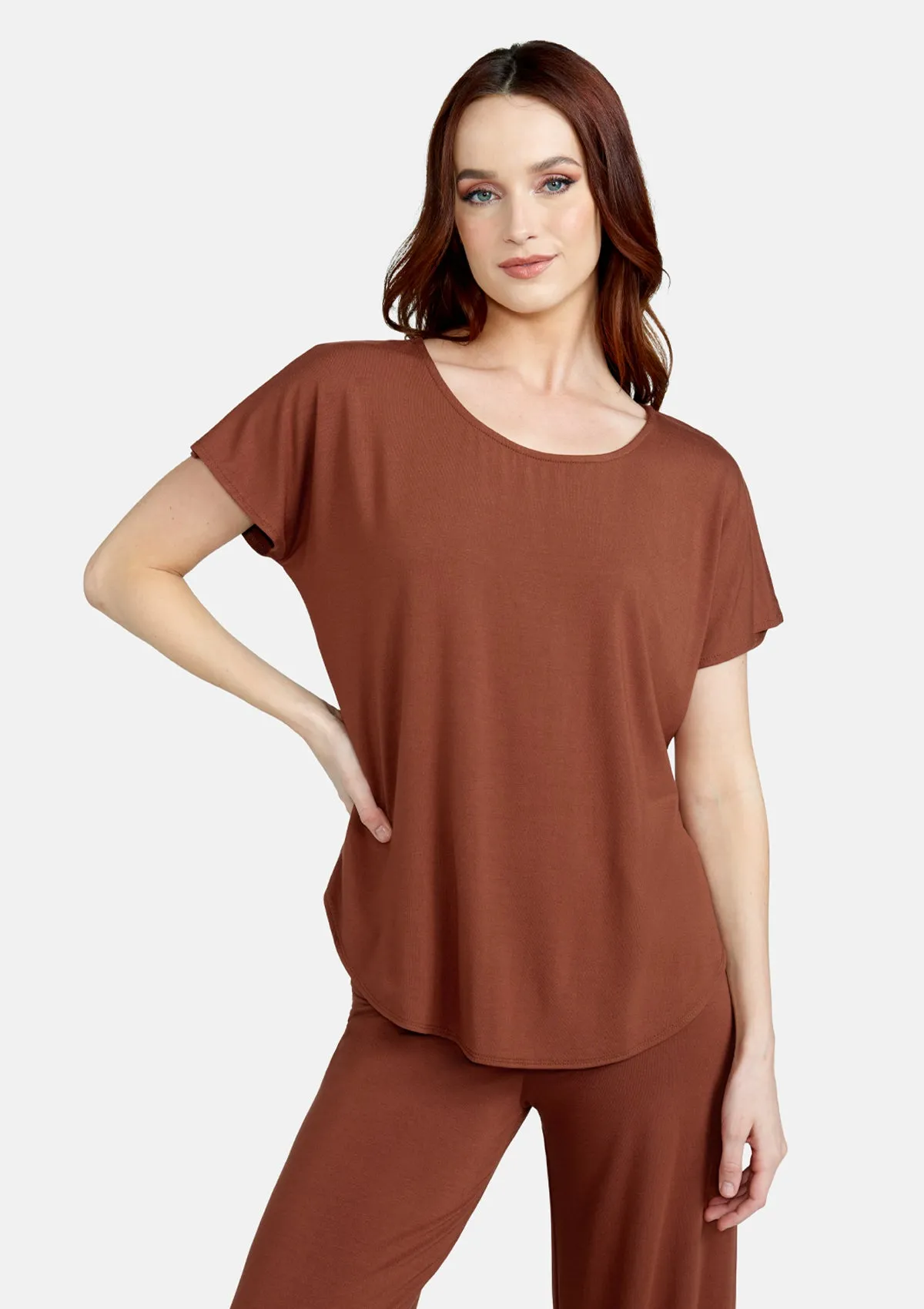 Tall Evelyn Scoop Neck Top sold by Alloy Apparel