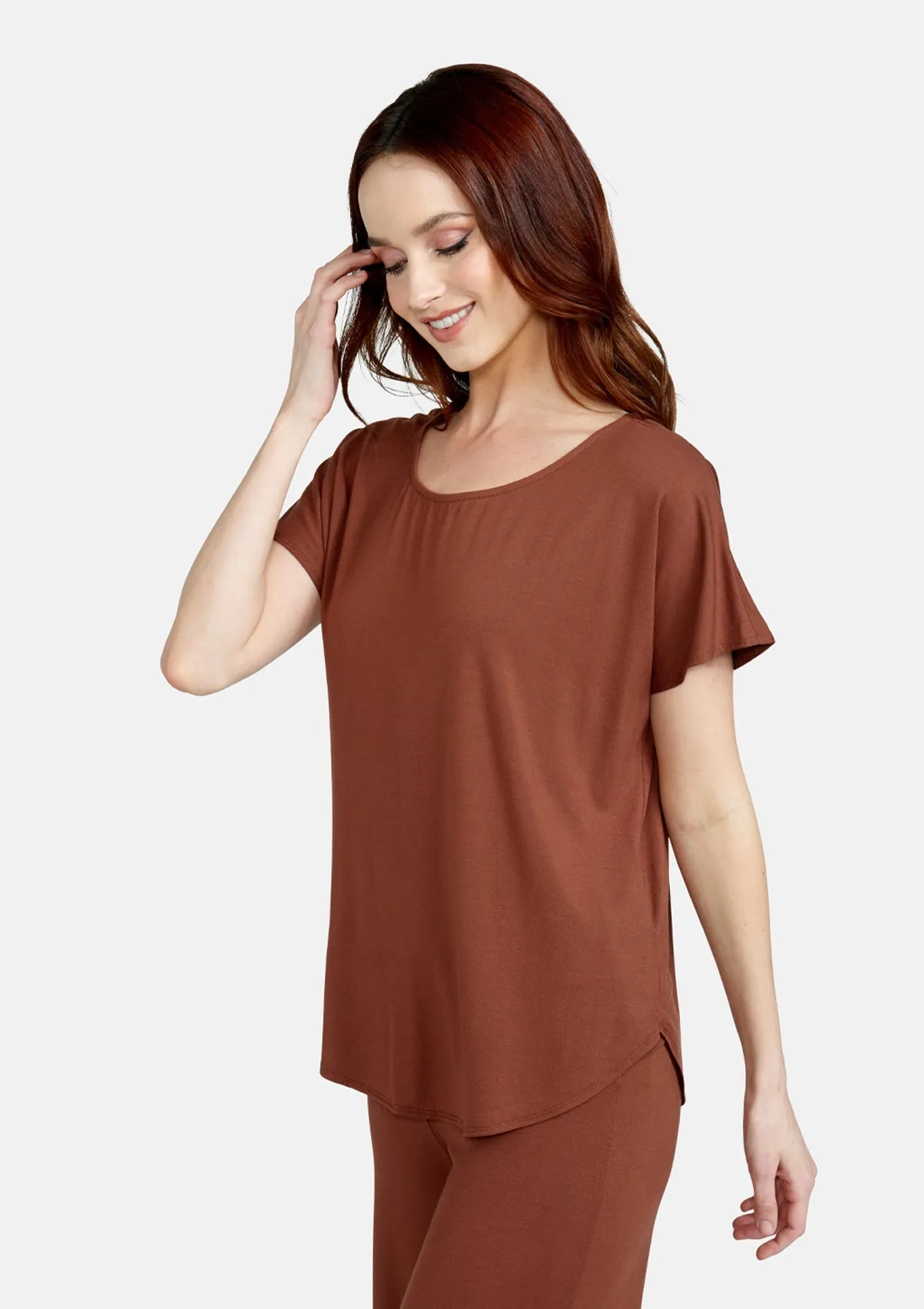 Tall Evelyn Scoop Neck Top sold by Alloy Apparel product image thumbnail 2