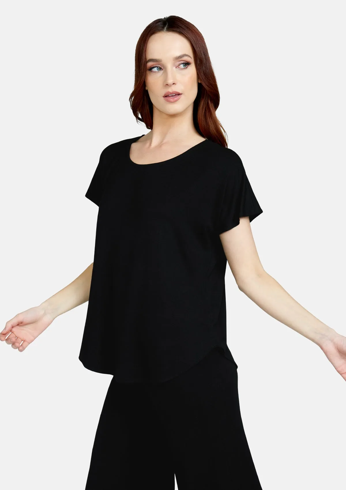 Tall Evelyn Scoop Neck Top sold by Alloy Apparel product image thumbnail 2