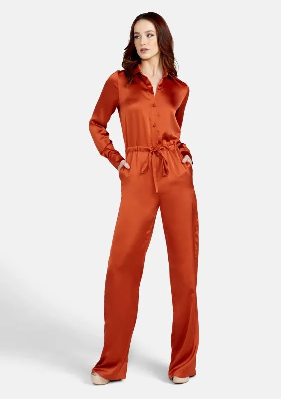 Tall Miabella Silky Jumpsuit sold by Alloy Apparel