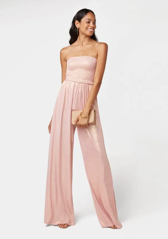 Tall Athena Strapless Flowy Jumpsuit sold by Alloy Apparel